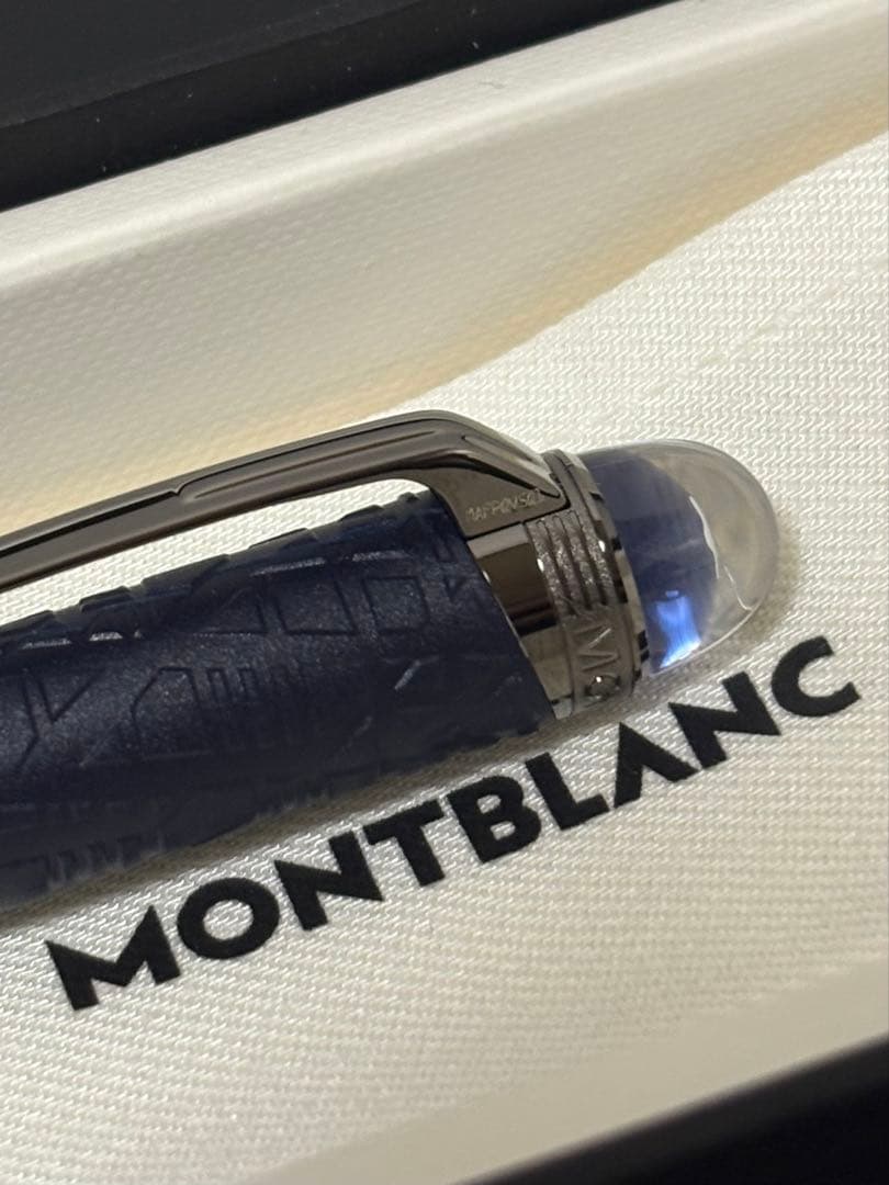 モンブラン　スターウォーカースペースブルー　プレシャスレジン　ほぼ未使用