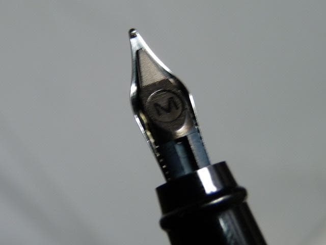 未使用　AURORA イプシロン 万年筆 スターリングシルバー 14金 字幅M