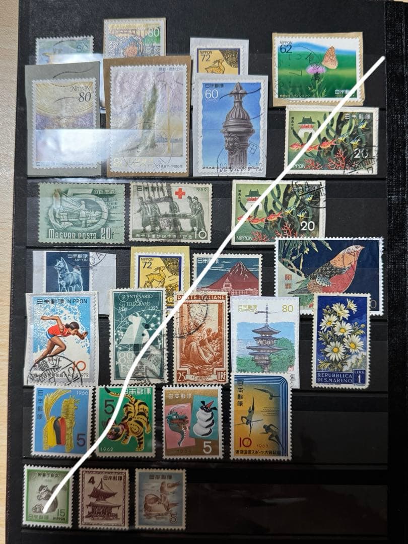 切手まとめ売り　一冊