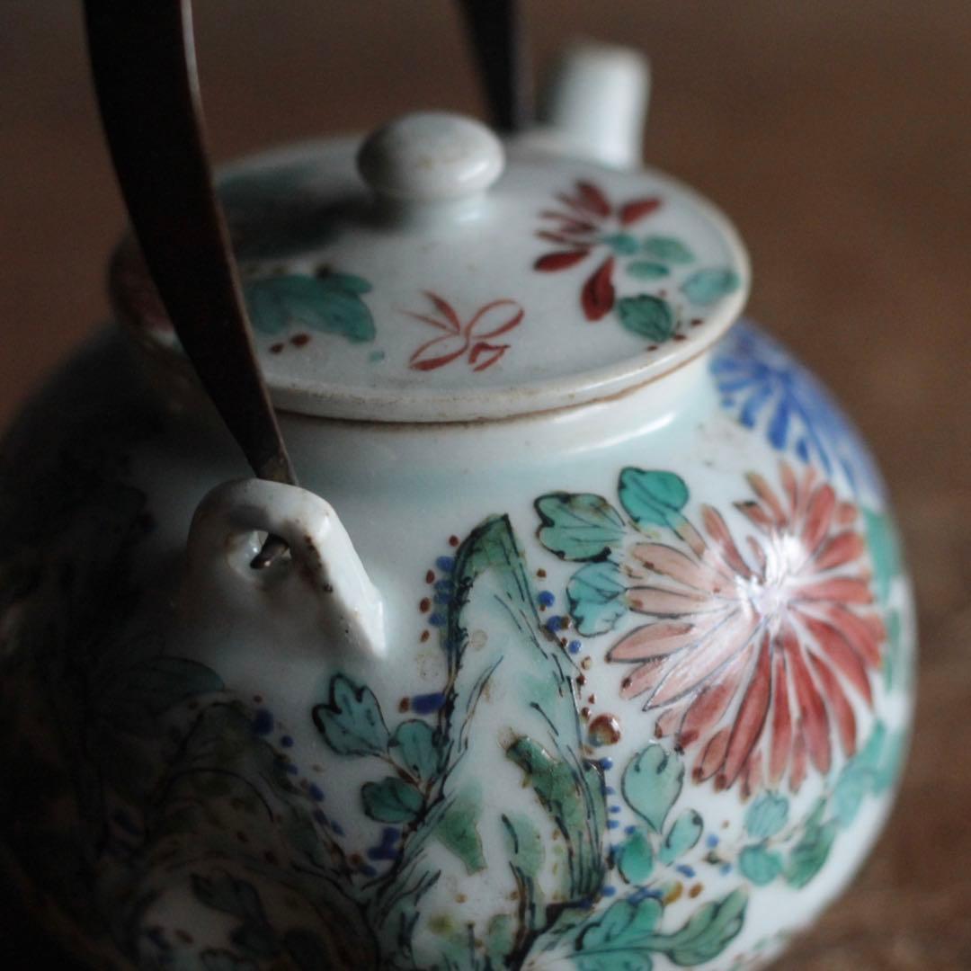 薩摩平佐 色絵 ちょか 古美術 古道具 アンティーク