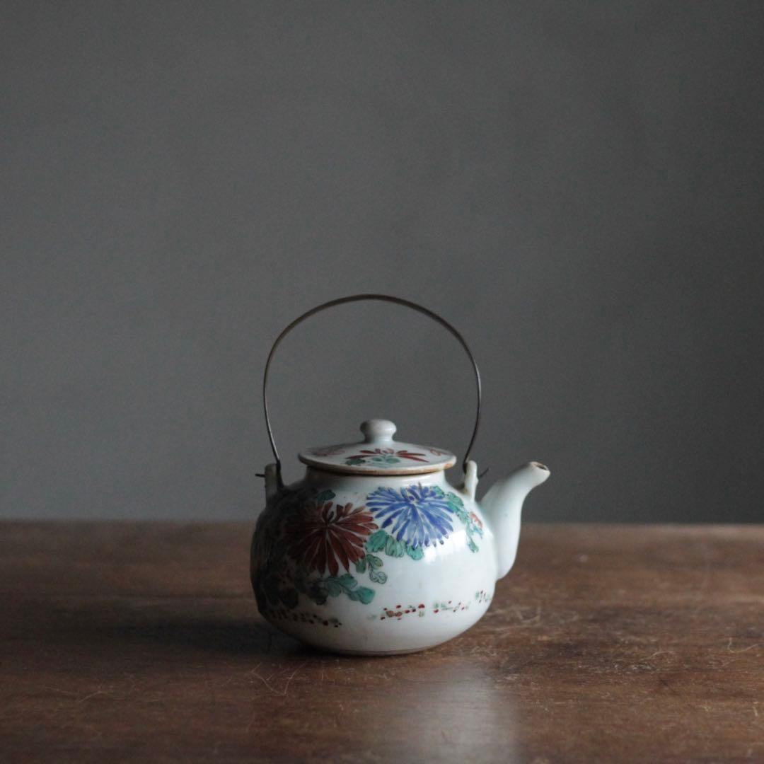 薩摩平佐 色絵 ちょか 古美術 古道具 アンティーク