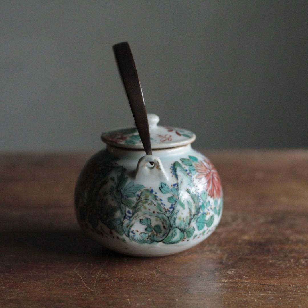 薩摩平佐 色絵 ちょか 古美術 古道具 アンティーク