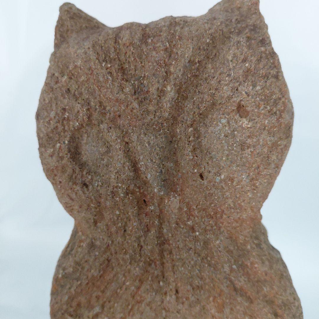 フクロウ石灯籠　置物 30cm　5.６キログラム