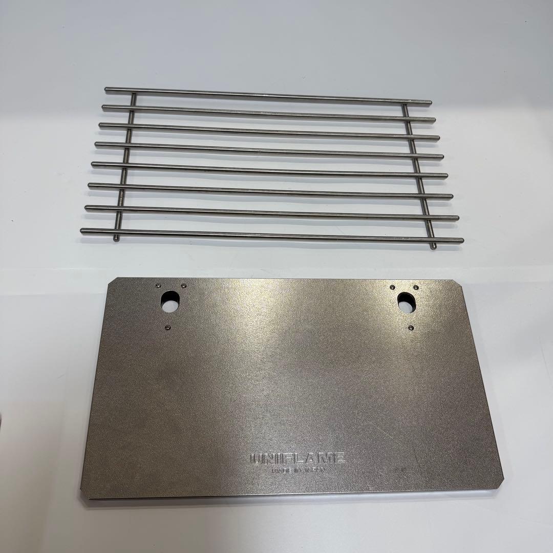 ユニフレーム 焚き火テーブル2個&レッグラック&専用トートセット