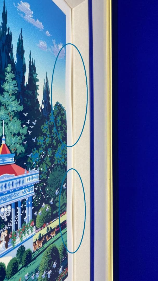 額縁★ヒロヤマガタ（山形博導）★ガゼボ★代表的なヤマガタブルー