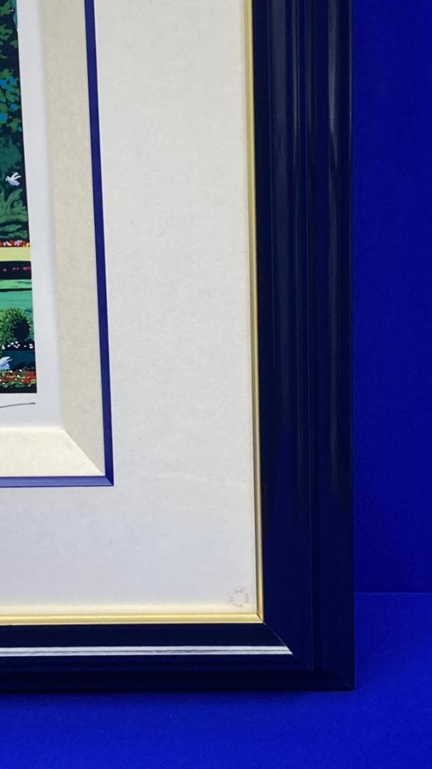 額縁★ヒロヤマガタ（山形博導）★ガゼボ★代表的なヤマガタブルー