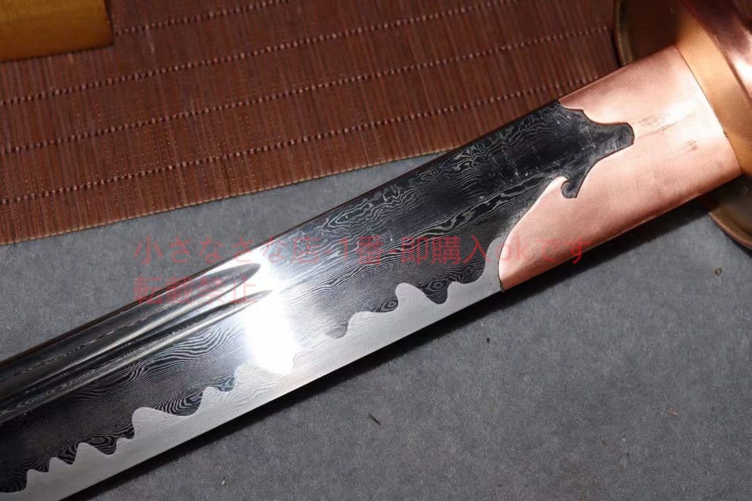 【酸枝紫銅明官刀】古兵器 武具　刀装具　日本刀　模造刀 居合刀