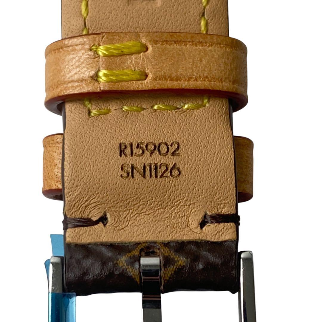 未使用 LOUIS VUITTON タンブール モノグラム 時計用 ベルト