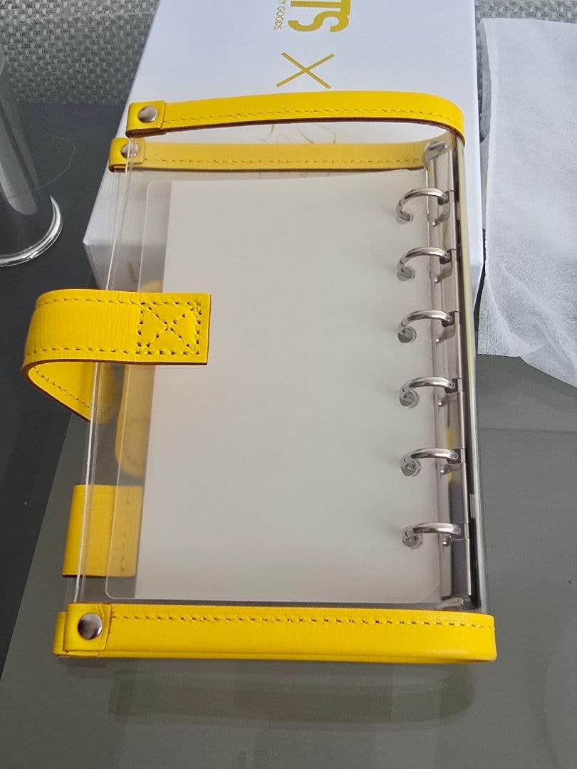 LETS×NAGASAWA クリアシステム手帳 鯉川イペイエロー