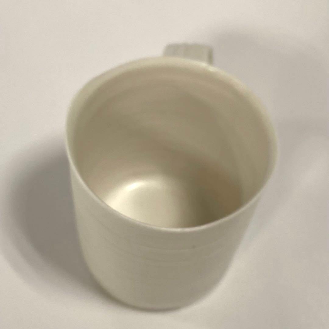 希少　黒田泰蔵　白磁　デミタスカップ＆ソーサー