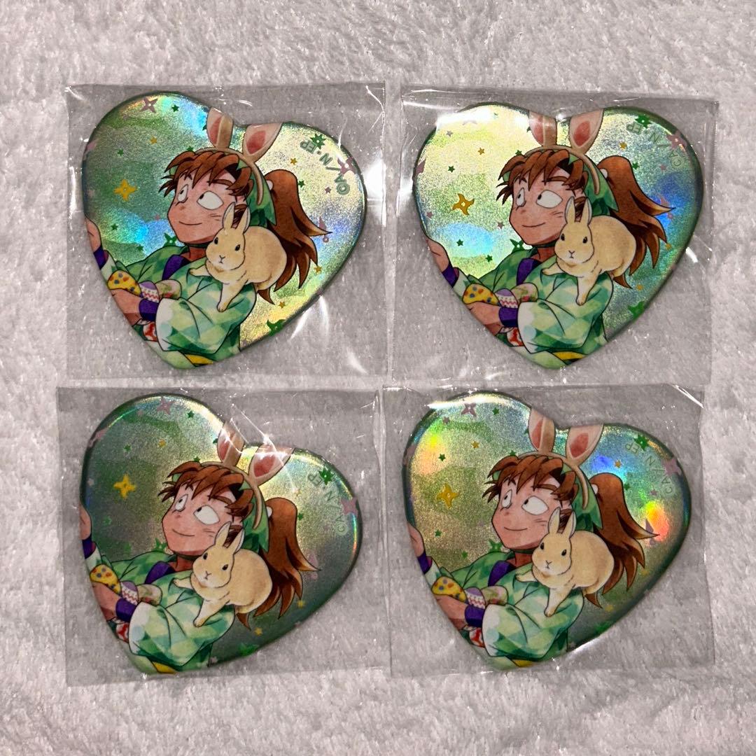 忍たま乱太郎 ナンジャタウン たまご探しの段 善法寺伊作 ハート缶バッジ