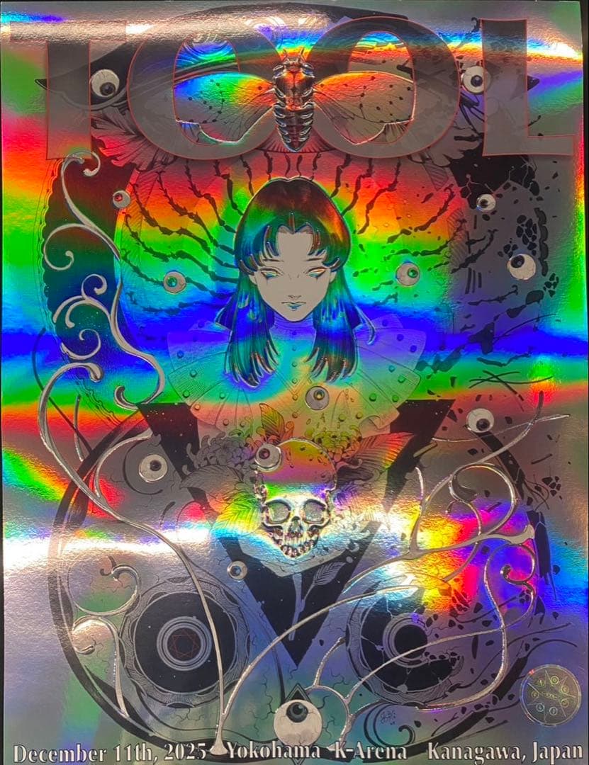 TOOL ポスター 来日公演 日本限定 横浜 桃桃子