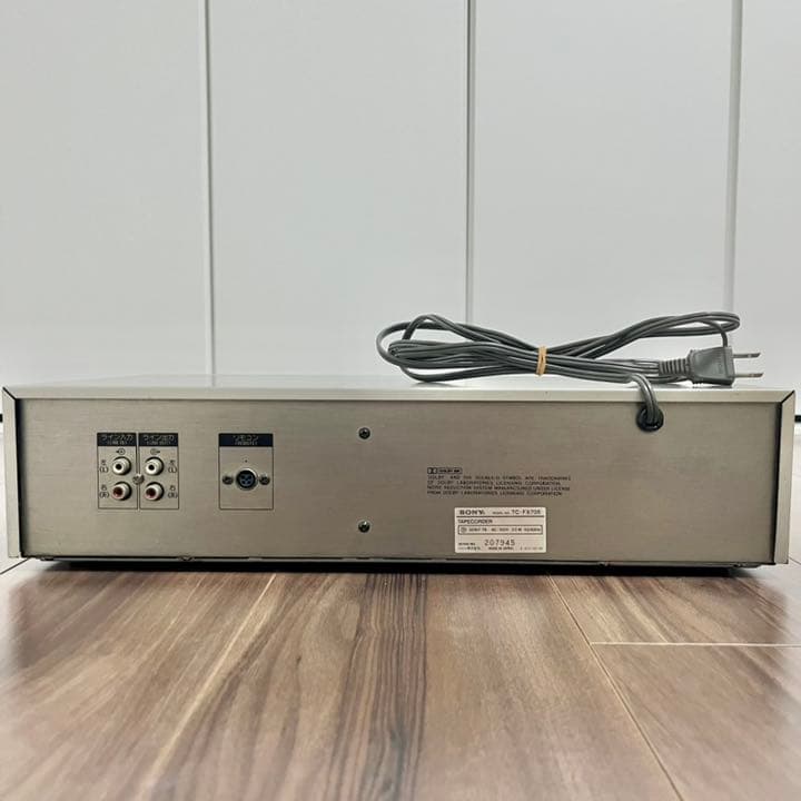 【ヴィンテージ物】レトロ SONY デジックデッキ TC-FX705