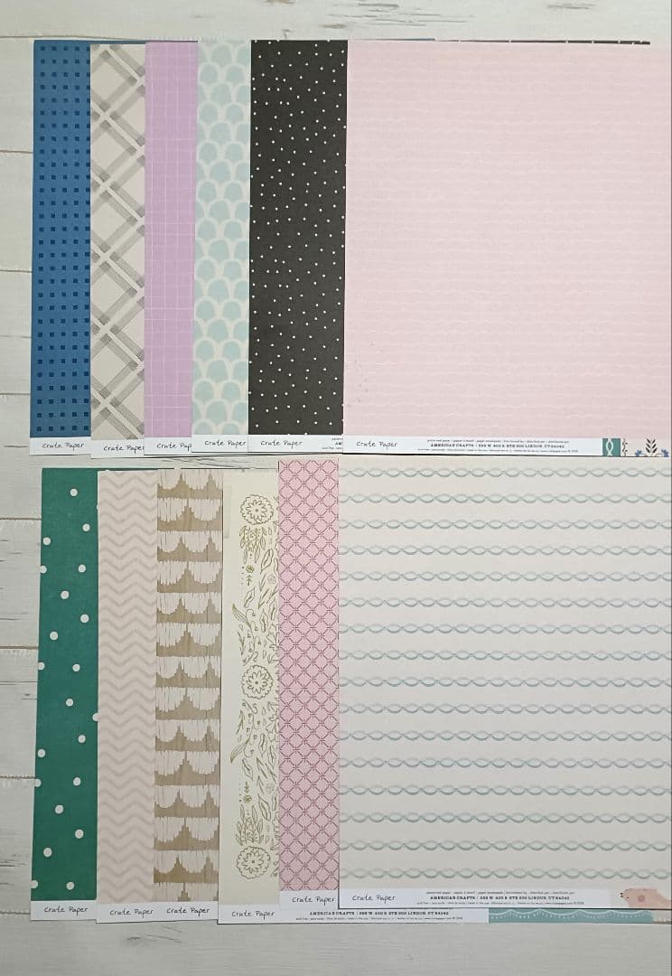 スクラップブッキング　クレートペーパー　アメリカンクラフト