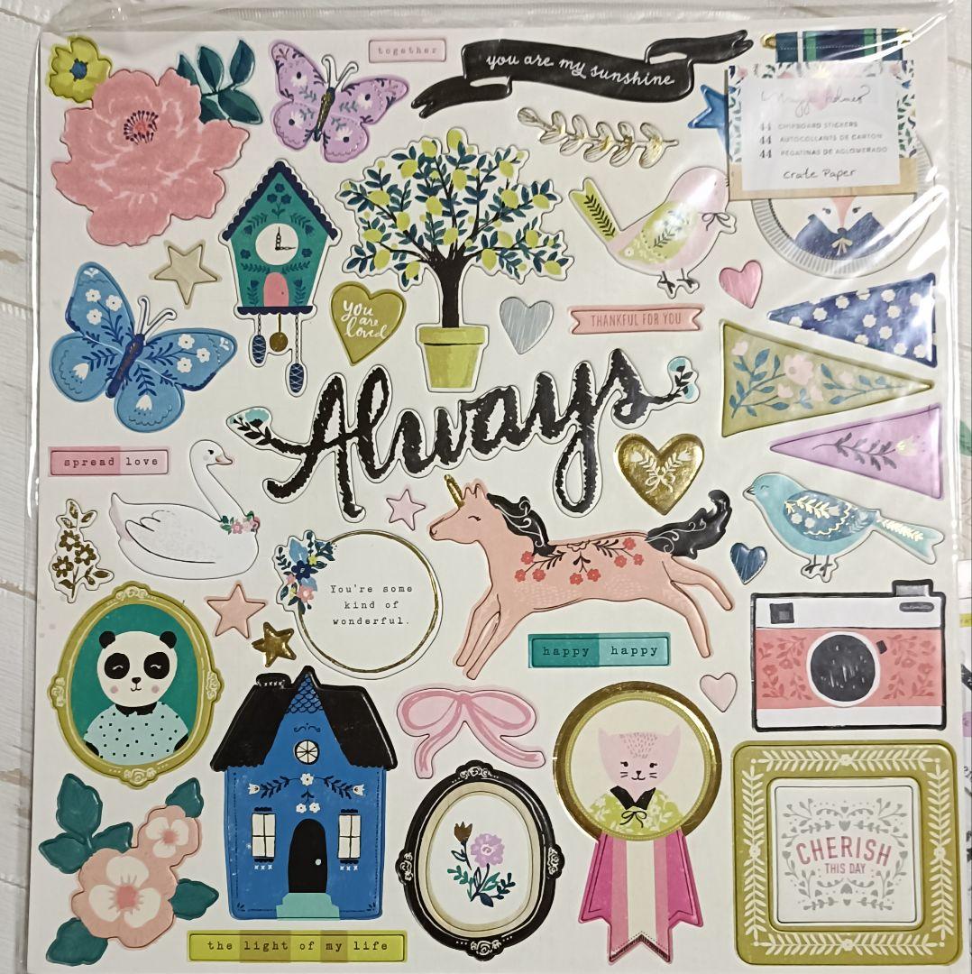 スクラップブッキング　クレートペーパー　アメリカンクラフト