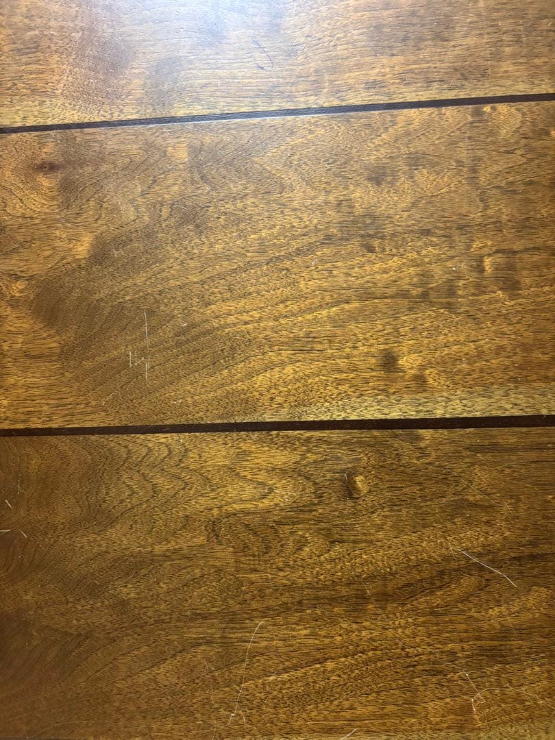 家具調コタツ　木製ダークブラウン長方形テーブル　春日工芸　引き取り限定