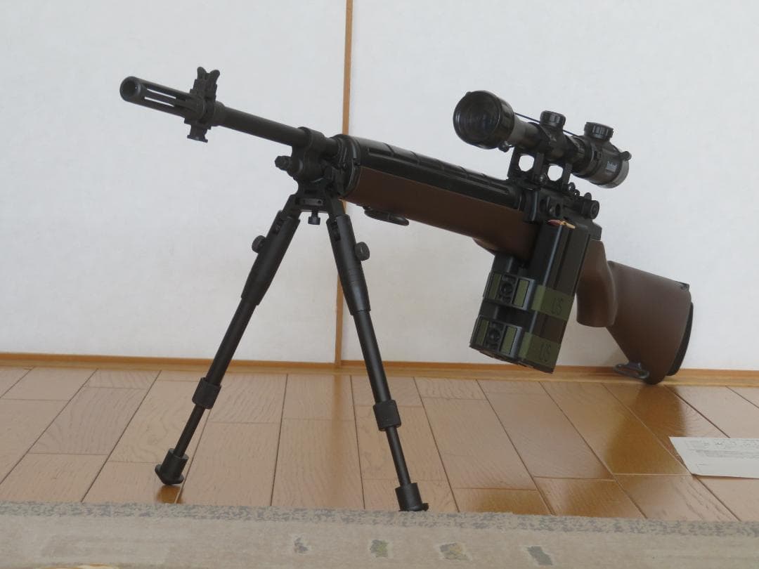 【スナイパーSPカスタム済】ほぼ未使用　東京マルイ　 M14ウッドストックVer