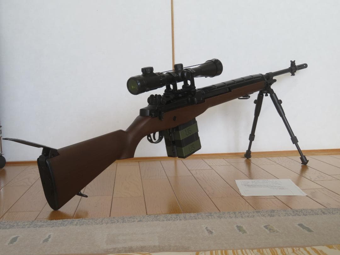 【スナイパーSPカスタム済】ほぼ未使用　東京マルイ　 M14ウッドストックVer