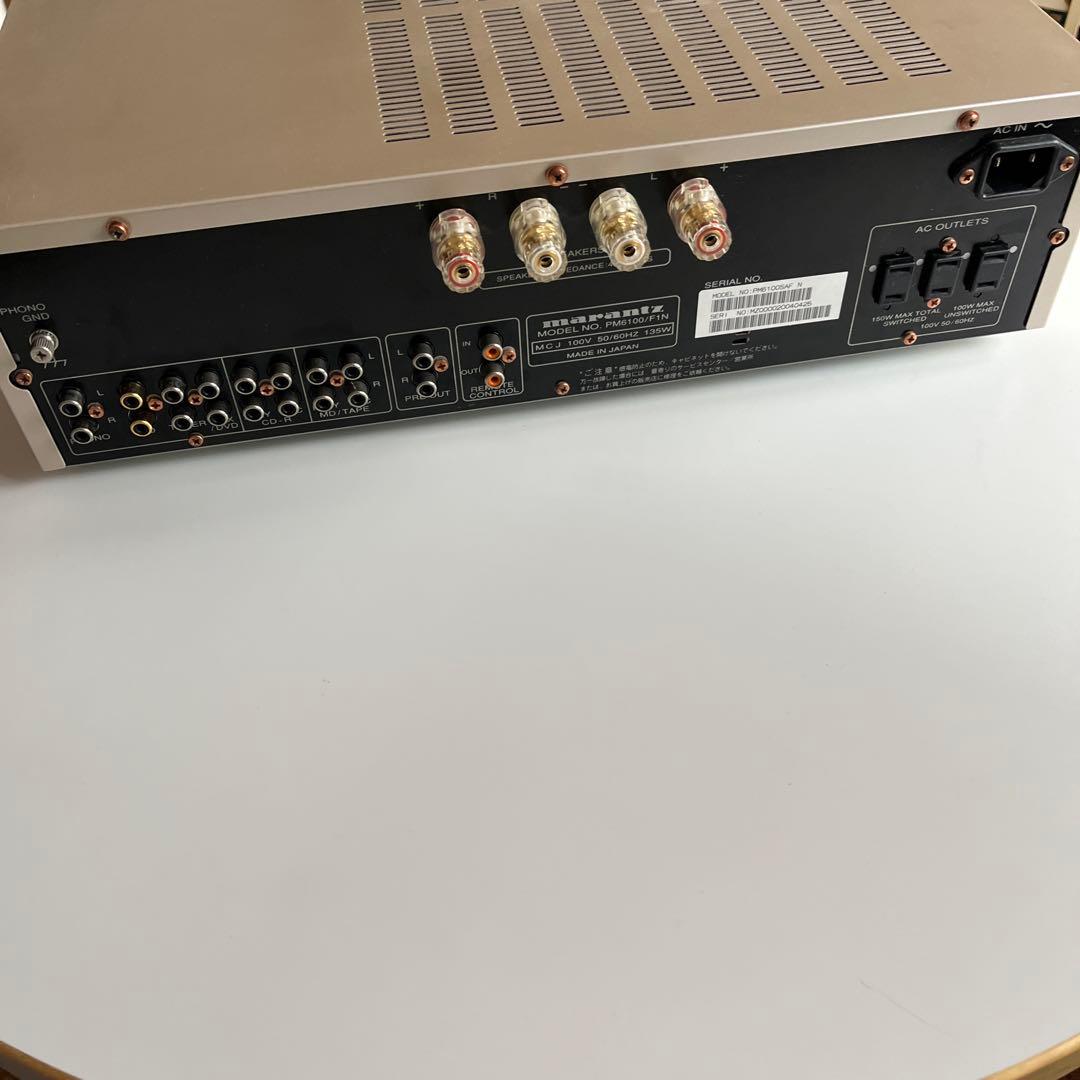 マランツMaranztプリメインアンプPM6100SA中古難あり