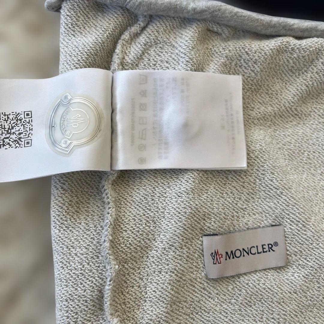 モンクレール　セットアップ　スウェット　正規品　パーカー　パンツ　グレー