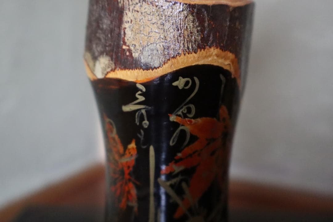 手描きの創作木製こけしセット