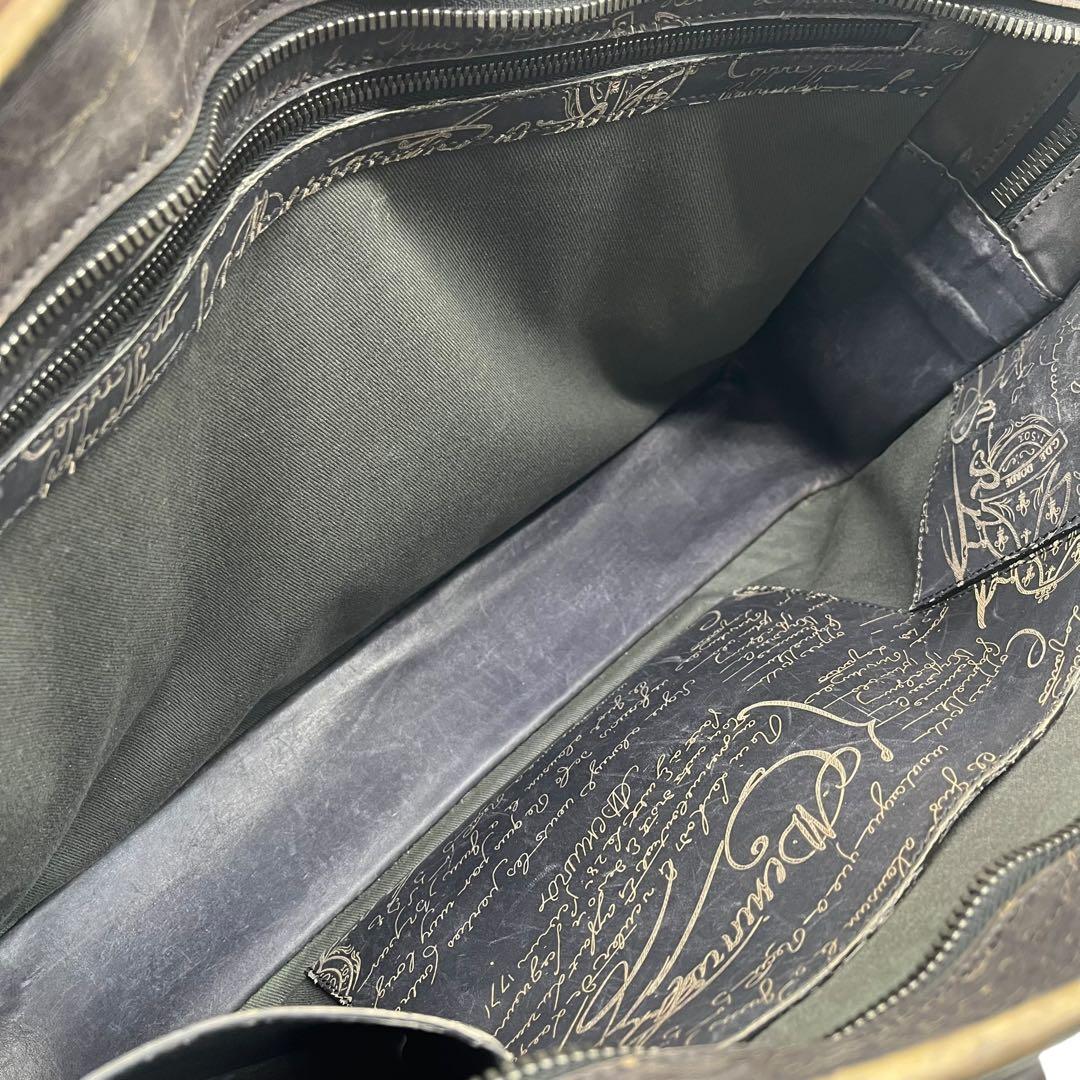 【美品】ベルルッティ カリグラフィ ビジネスバッグ 本革　ハンドバッグ　メンズ