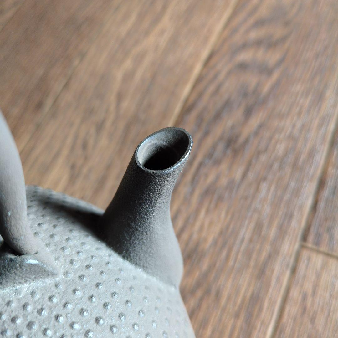 南部鉄瓶 梔子 あられ文様 (小) 茶 1.2リットル 池永鉄工