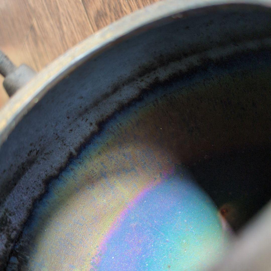 南部鉄瓶 梔子 あられ文様 (小) 茶 1.2リットル 池永鉄工