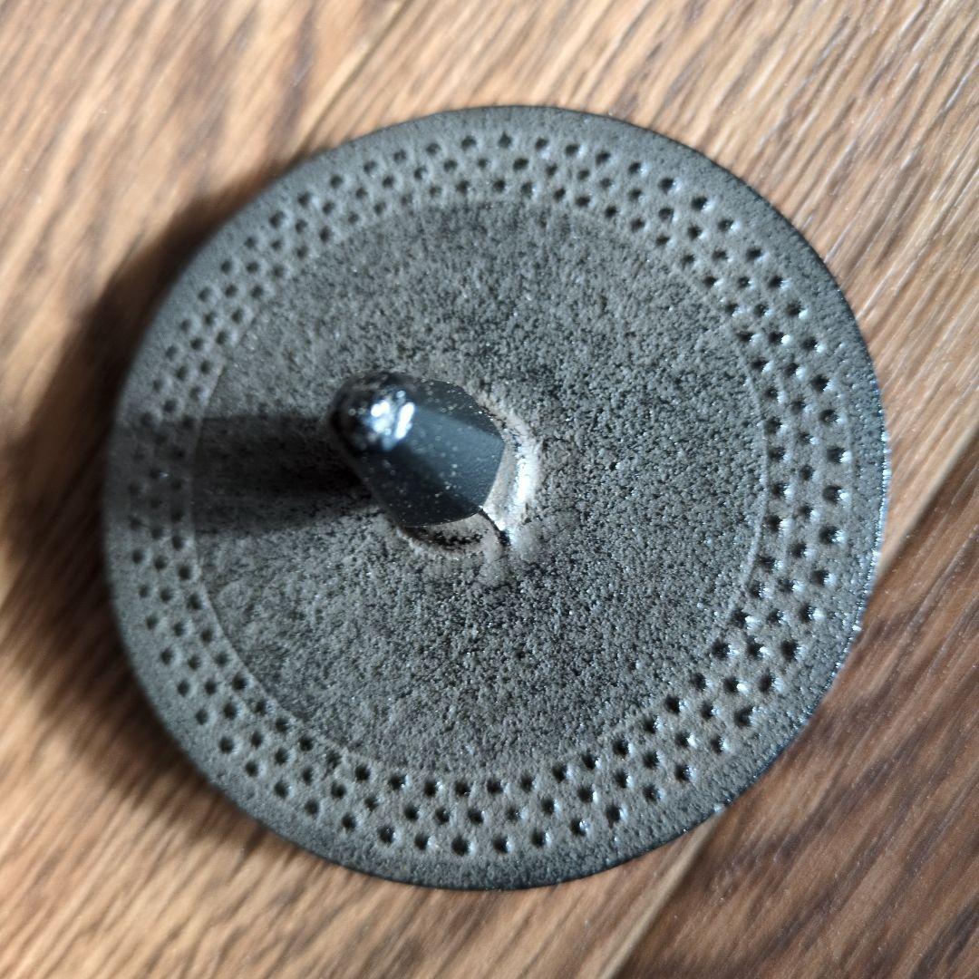 南部鉄瓶 梔子 あられ文様 (小) 茶 1.2リットル 池永鉄工