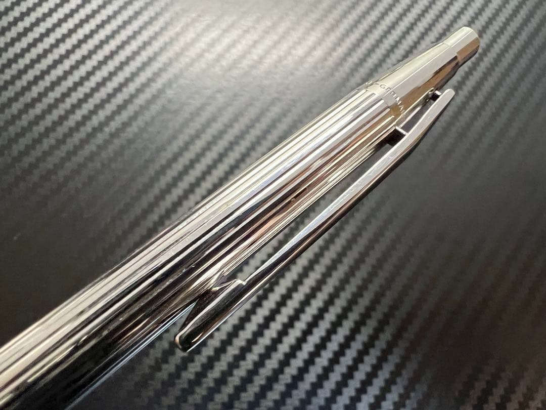 未使用に近い モンブラン 0.5mm ノブレス シルバー ペンシル