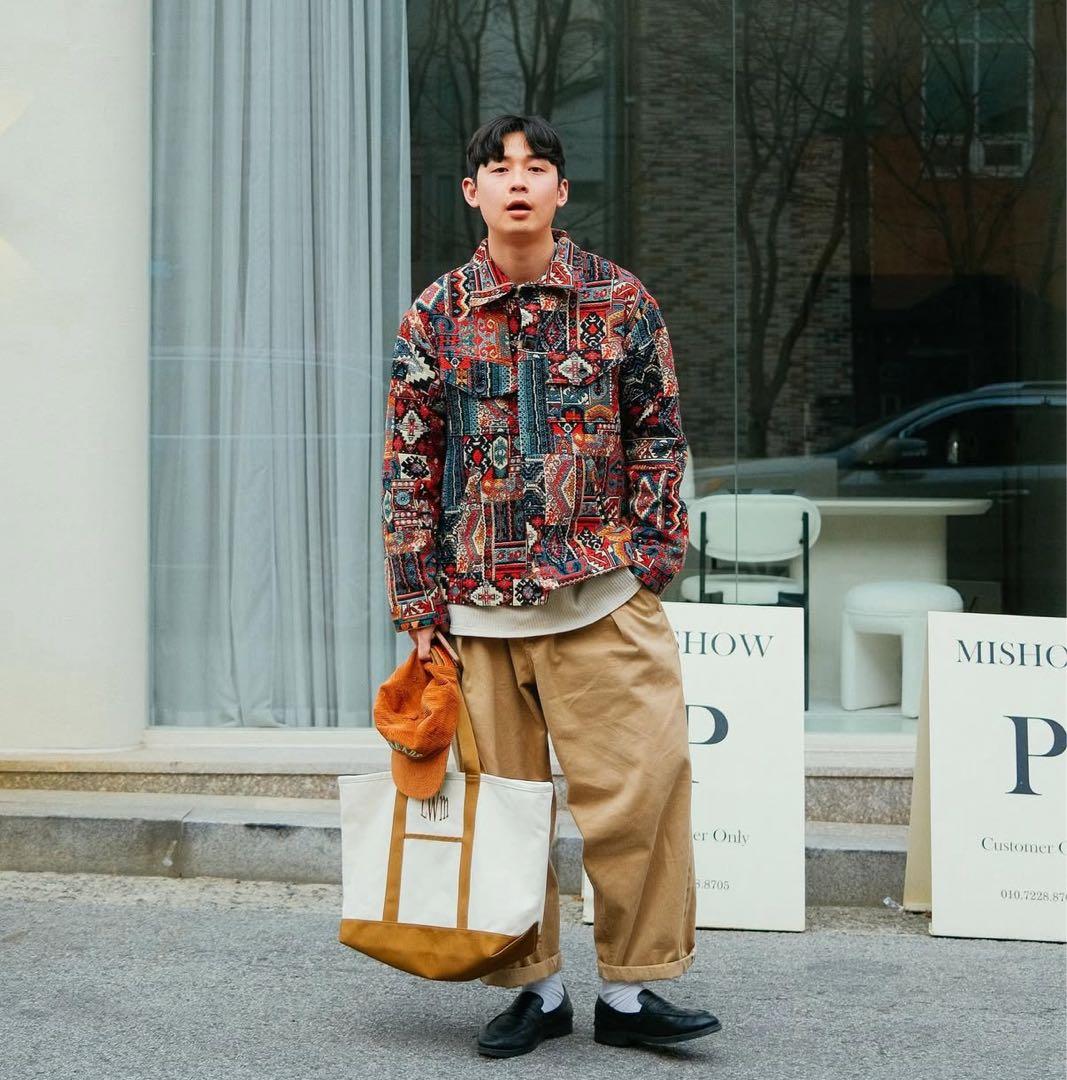 ジャケット・アウター ANDERSSON BELL 22AW Red Jacquard Jacket