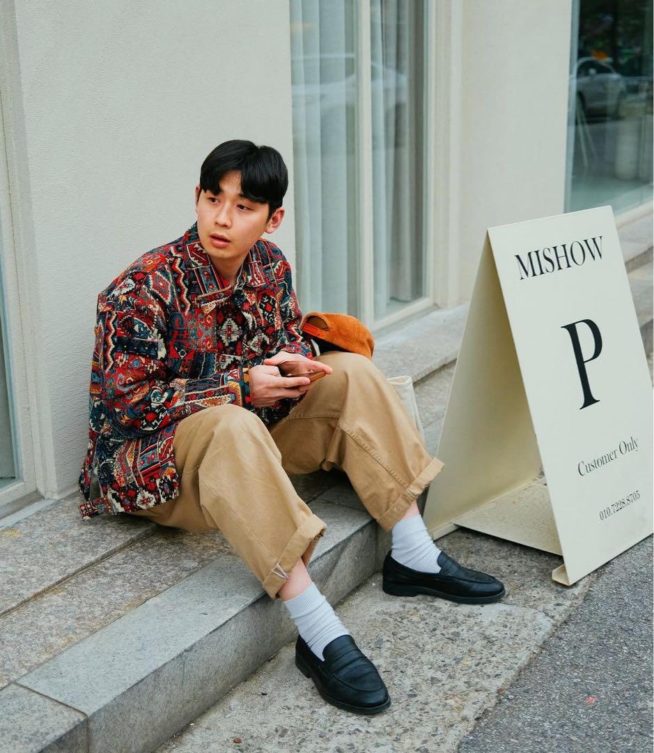 ジャケット・アウター ANDERSSON BELL 22AW Red Jacquard Jacket