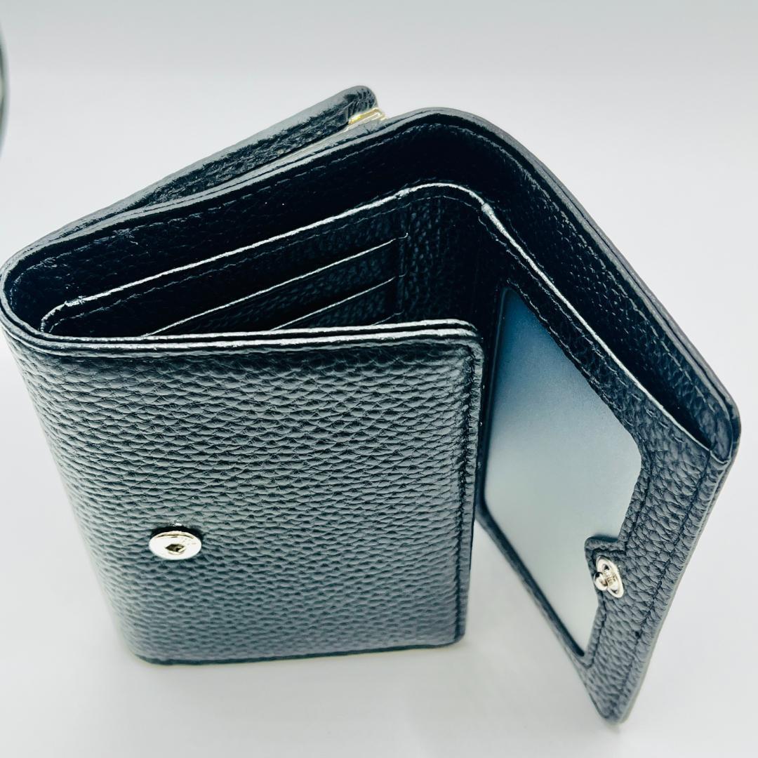 Vivienne Westwood 特価 黒がま口 定番 折財布 高級感 人気