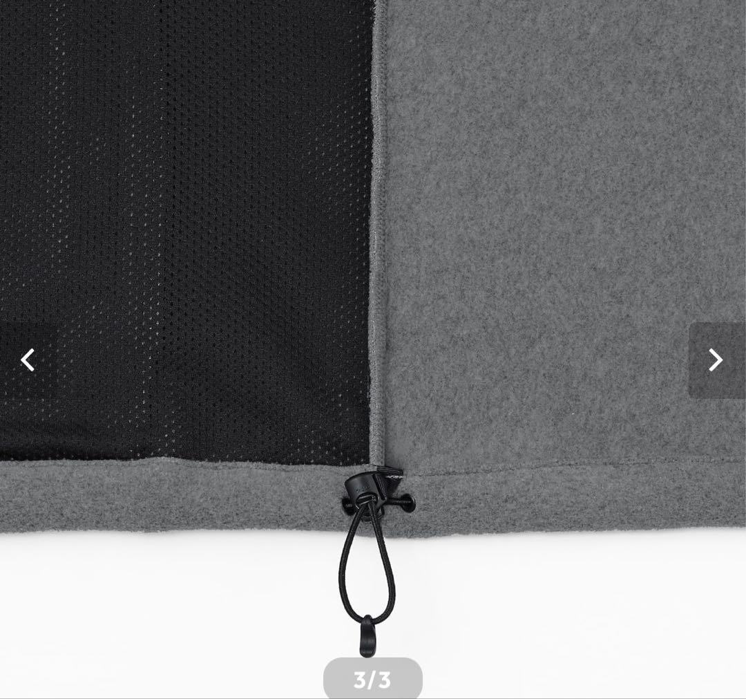 【ennoy】PROFESSIONAL FLEECE VEST GRAY S