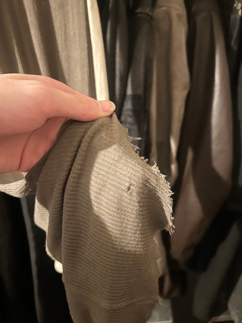 Rick Owens リブタンクトップ、23ss、ダスト、サイズS