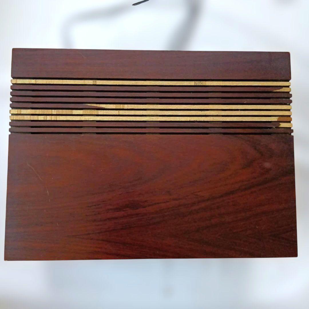 昭和レトロ品 Victor JT-V6 FMステレオチューナー キャビネット付