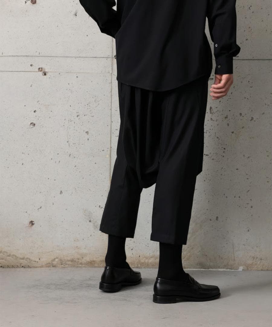 MB LIMITED ハイエンド尾州ウール サルエルパンツ サイズ L