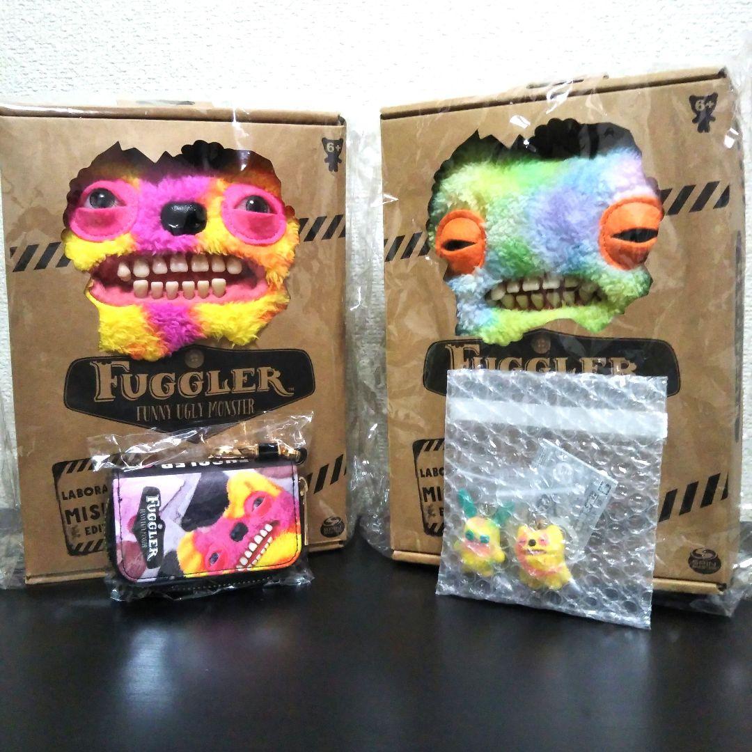 FUGGLER ぬいぐるみ2体・めじるしアクセサリー2体・キーケース1個