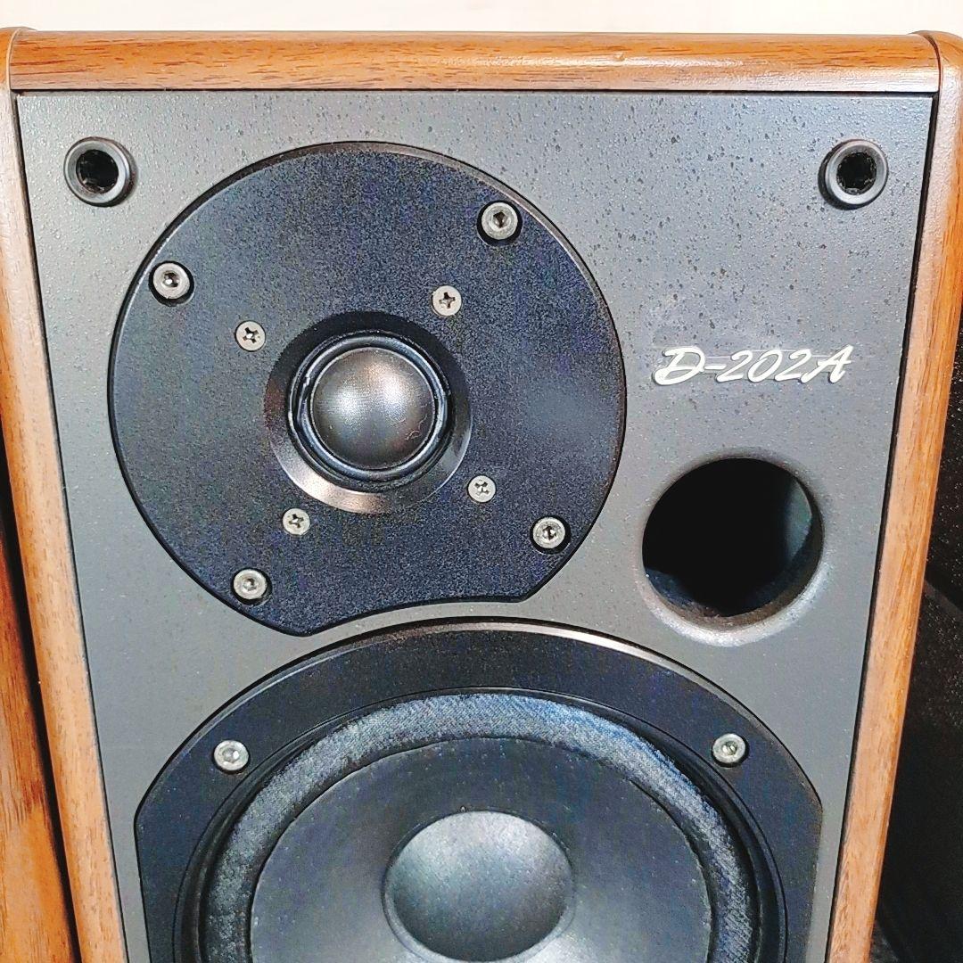 名機 ONKYO D-202A スピーカー 動作OK エッジ交換済 オンキョー