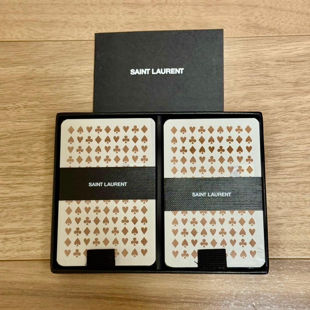 【極美品】SAINT LAURENT サンローラン トランプ セット 2個入り
