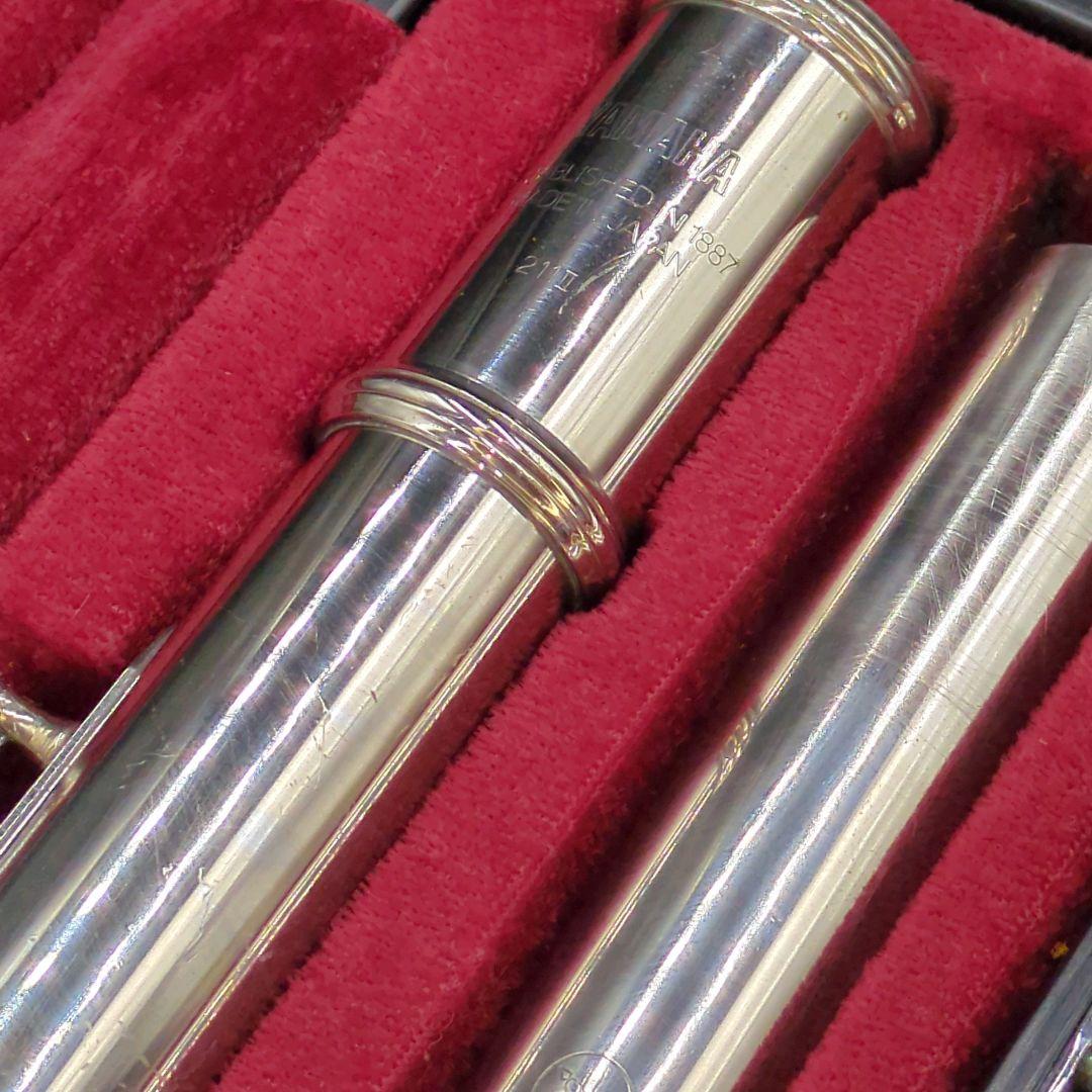 フルート　調整済　ヤマハYFL211S（Eメカ、銀メッキ仕様）