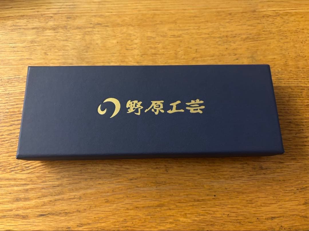 野原工芸　新型　紫檀のシャープペンシル　ゴールド