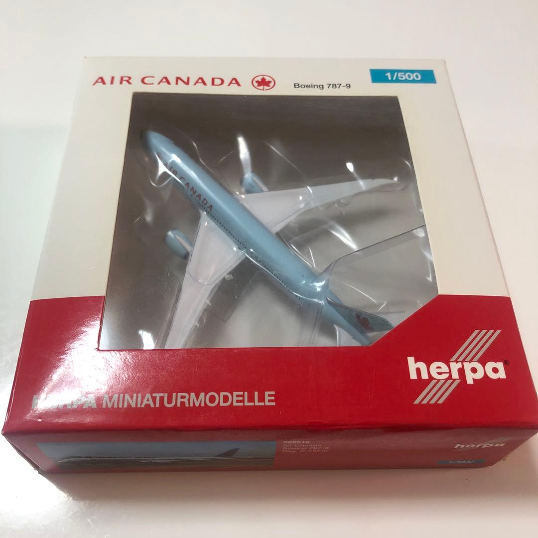 未開封【匿名配送】エアカナダ B787-9 herpa 1/500