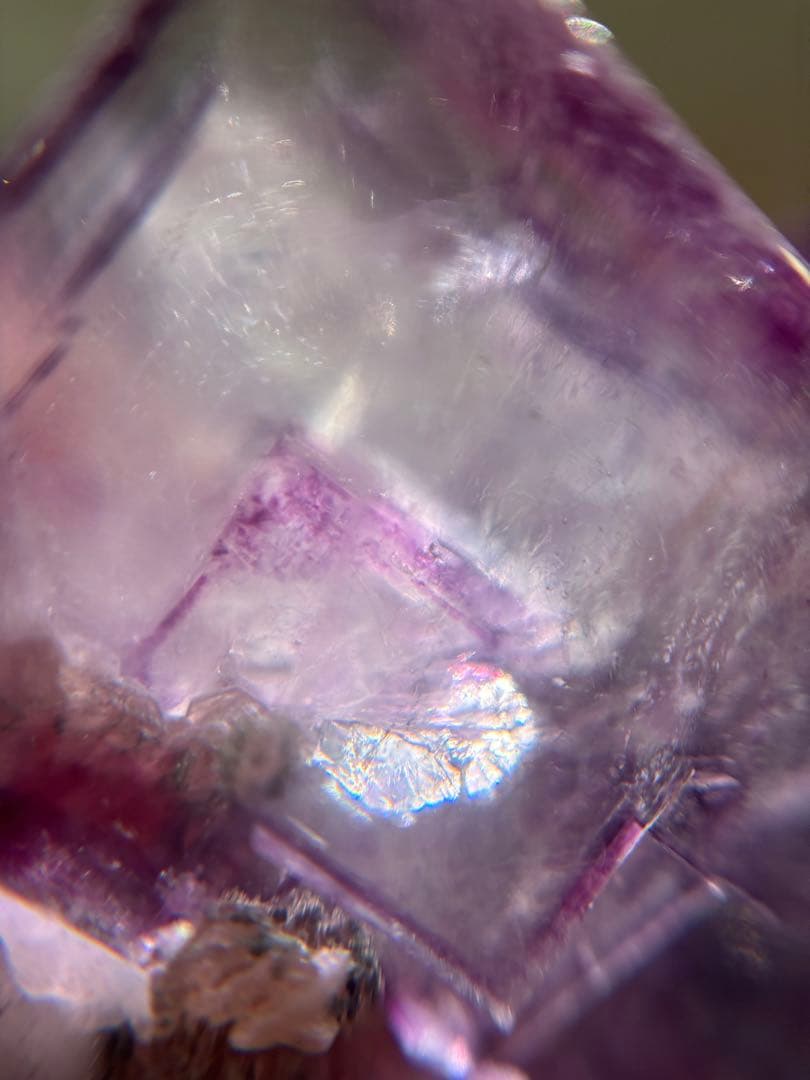 し*ま様 中国　ヤオガンシャン　パープルブルー　フローライト　結晶　原石　鉱物標