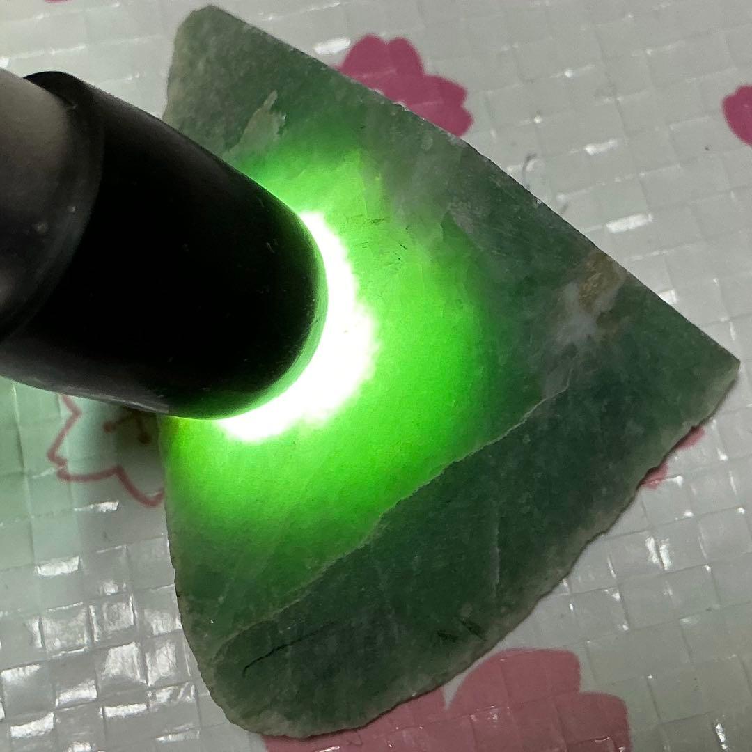 【専用】コン沢翡翠&金山翡翠　ティアドロップピアス　14kgf