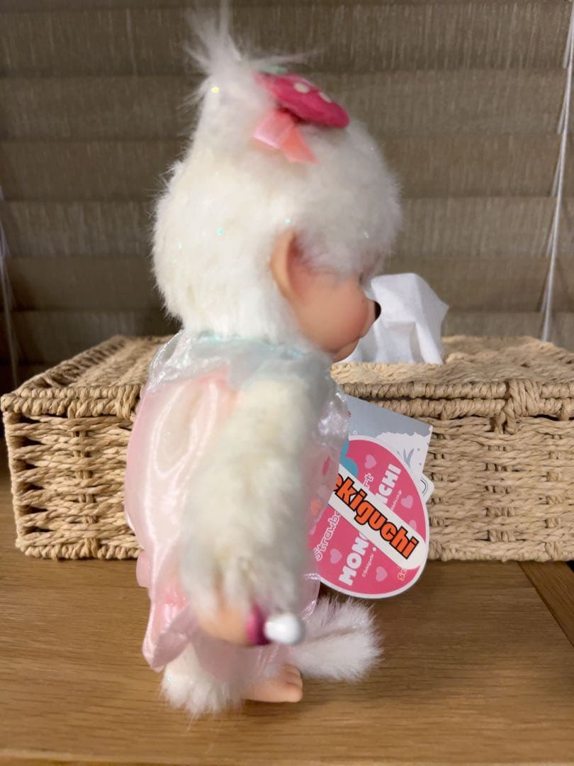 【新品】Monchhichi モンチッチ ストロベリー&ハート ぬいぐるみ