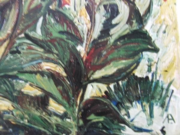AFFANDI（アファンディ）、カンナ、希少大判画集画、新品額装付