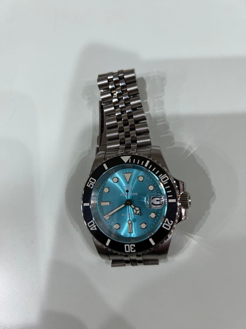STEELDIVE 自動巻きダイバーズウォッチ 青文字盤