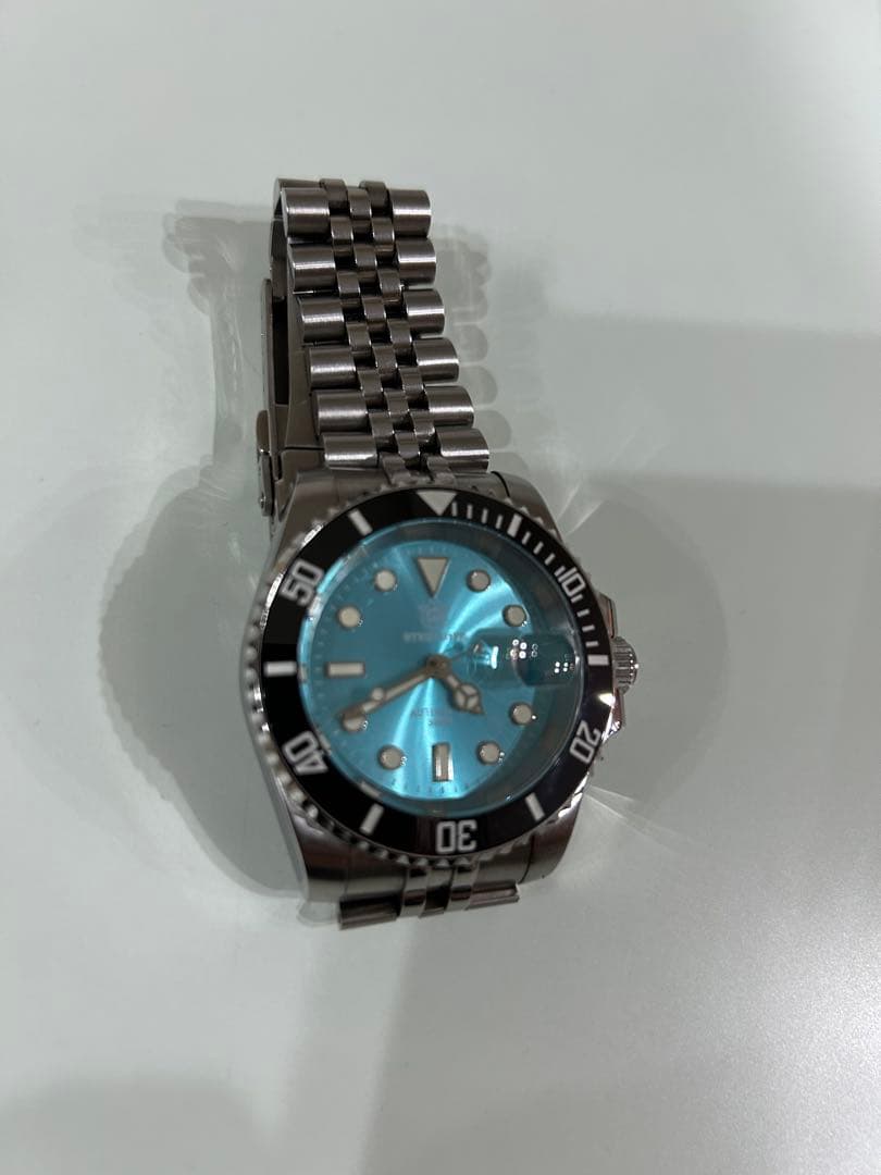 STEELDIVE 自動巻きダイバーズウォッチ 青文字盤