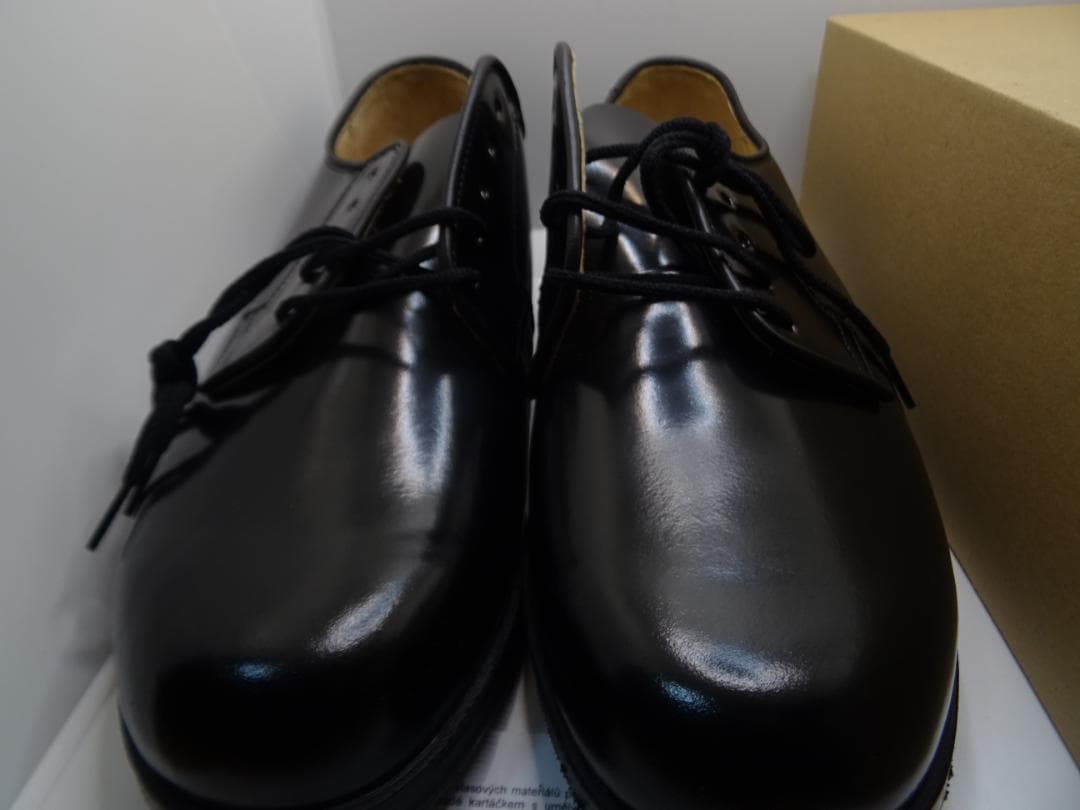 M*n様 新品チェコ軍オフィサーサービスシューズポストマンシューズ29.0cm黒